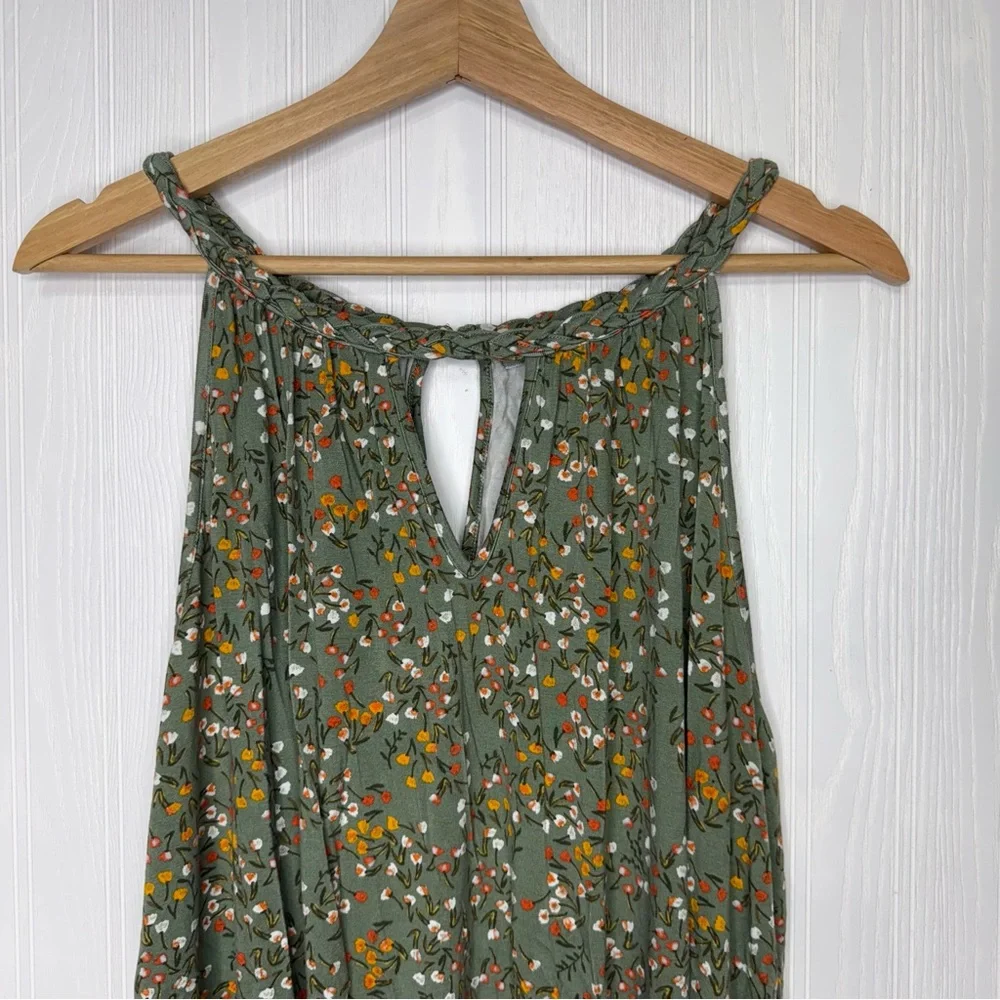 Daniel Rainn Kitura keyhole detail halter knit top size 1X - Picture 3 of 8